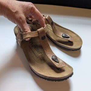 Birkenstock Papillio Brown Sandals Size 7 In EUC